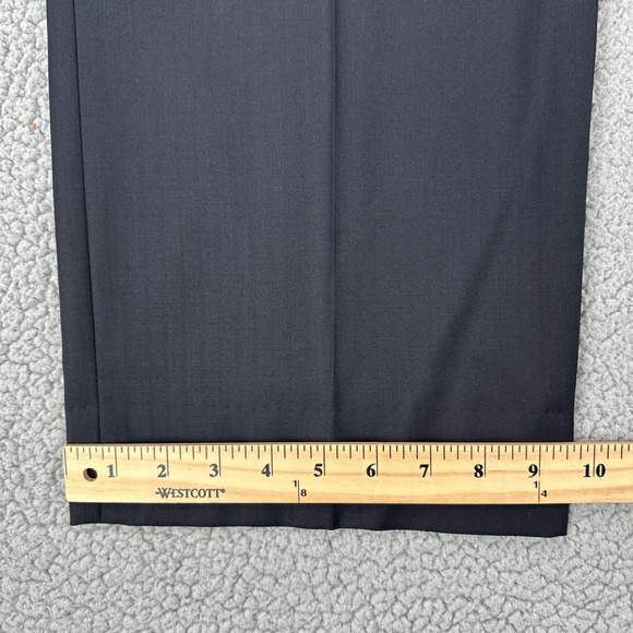 Caravelli Super 140s Kelly OP Dress Pants Men 40x28 Navy Blue Merino Wool Lined - Picture 8 of 16